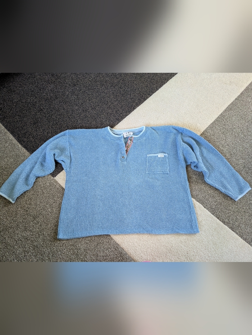 Blue Knit Sweater